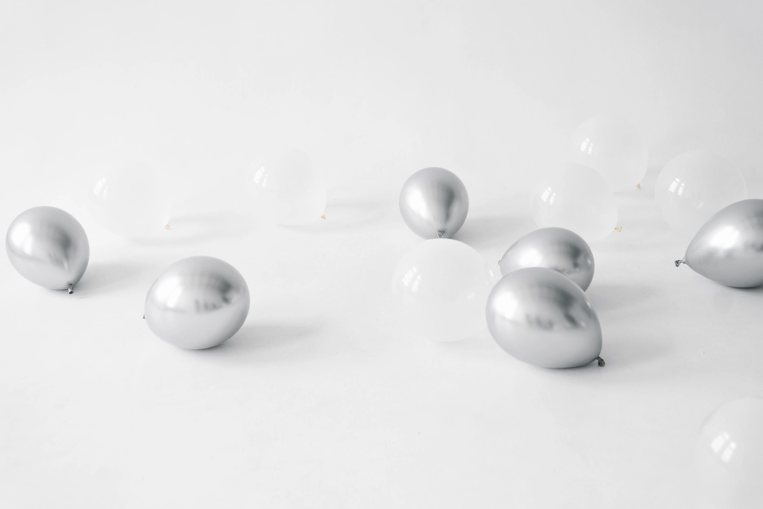 Balloon styling detail for party decor